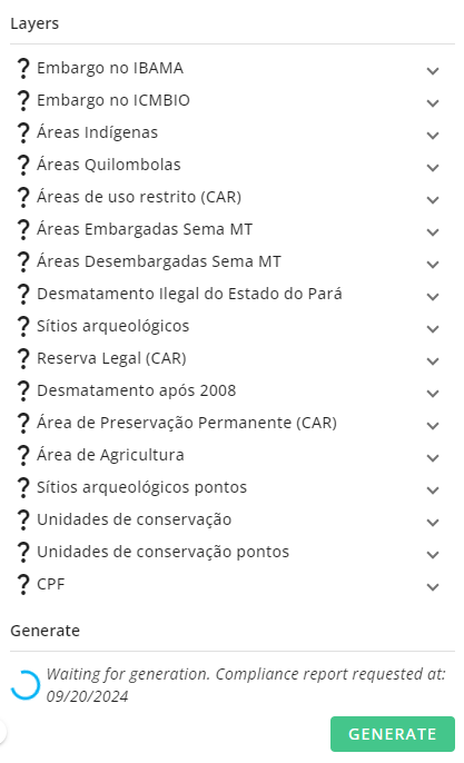 Compliance layers check