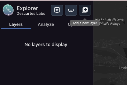 Add a new Layer button