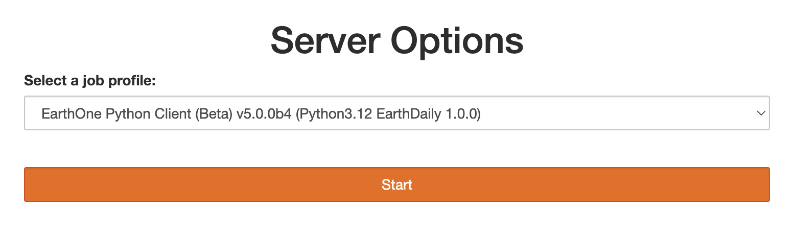 Workbench environment selector