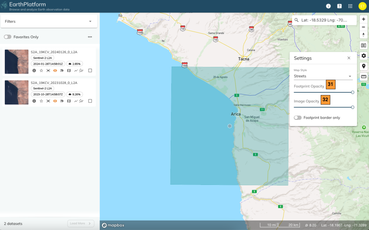 EarthPlatform Image Sliders