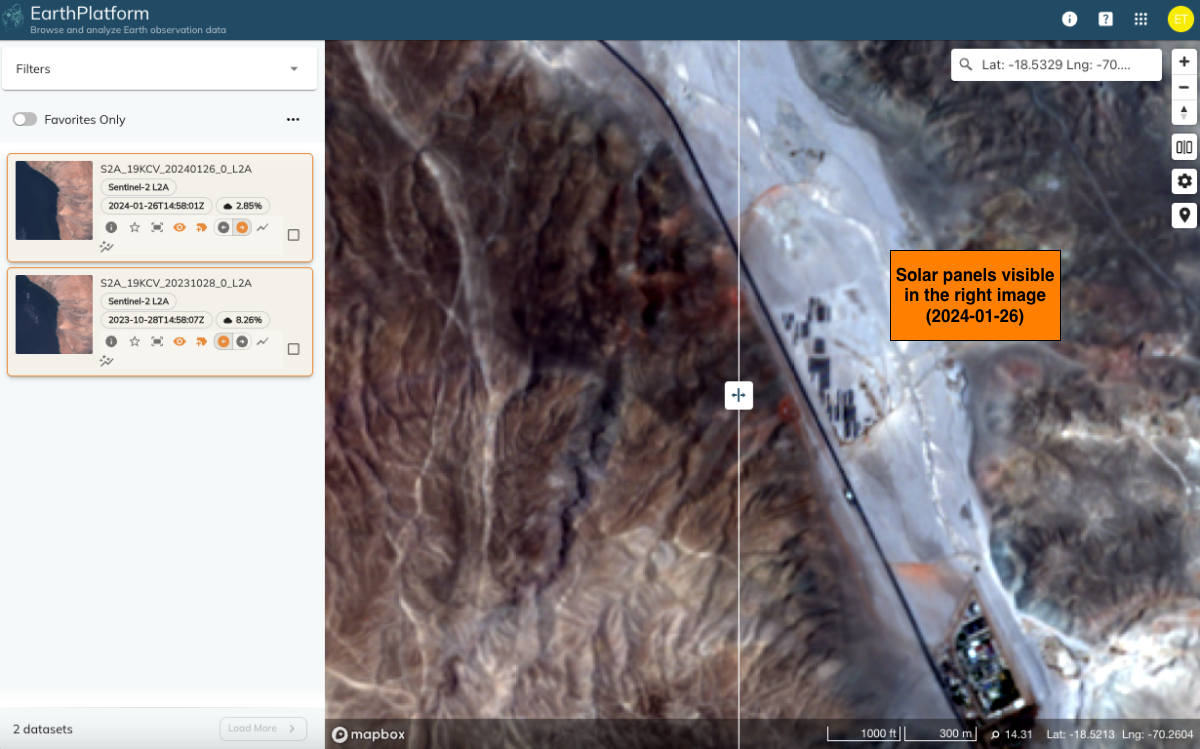 EarthPlatform Map Slider Right