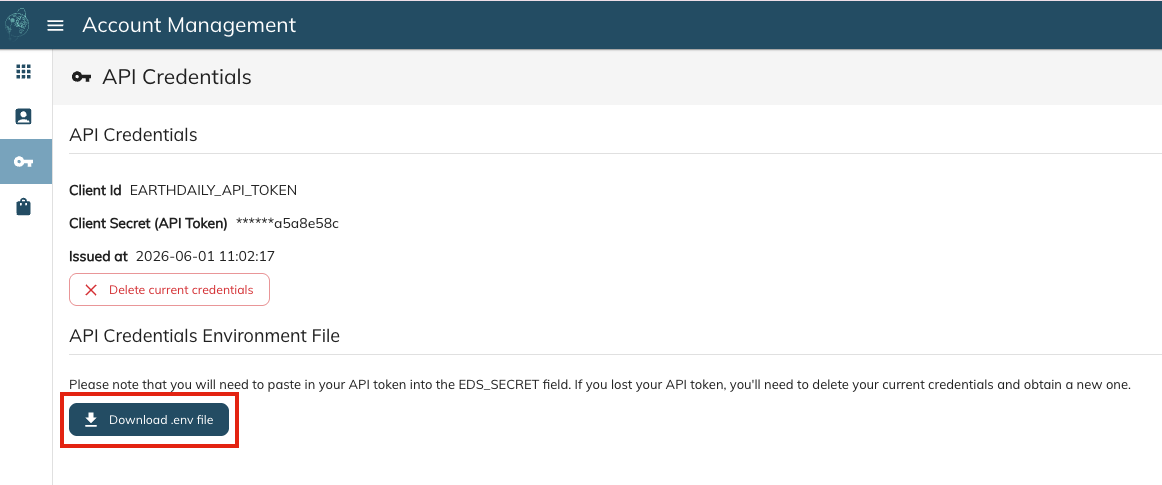 Download env File