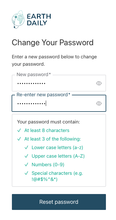 Password Form Example