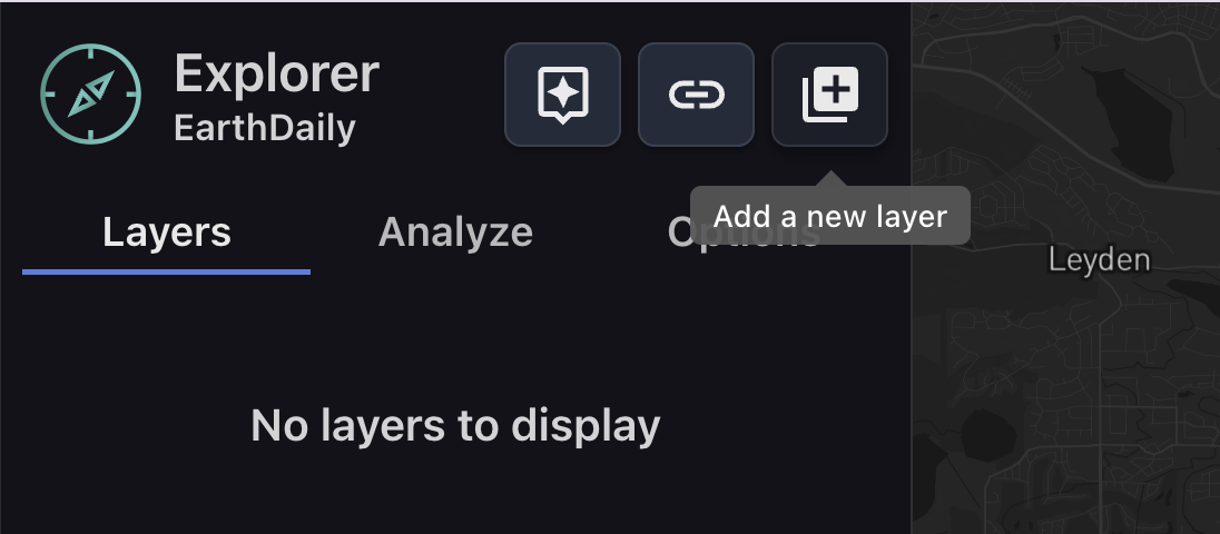 Add a new Layer button