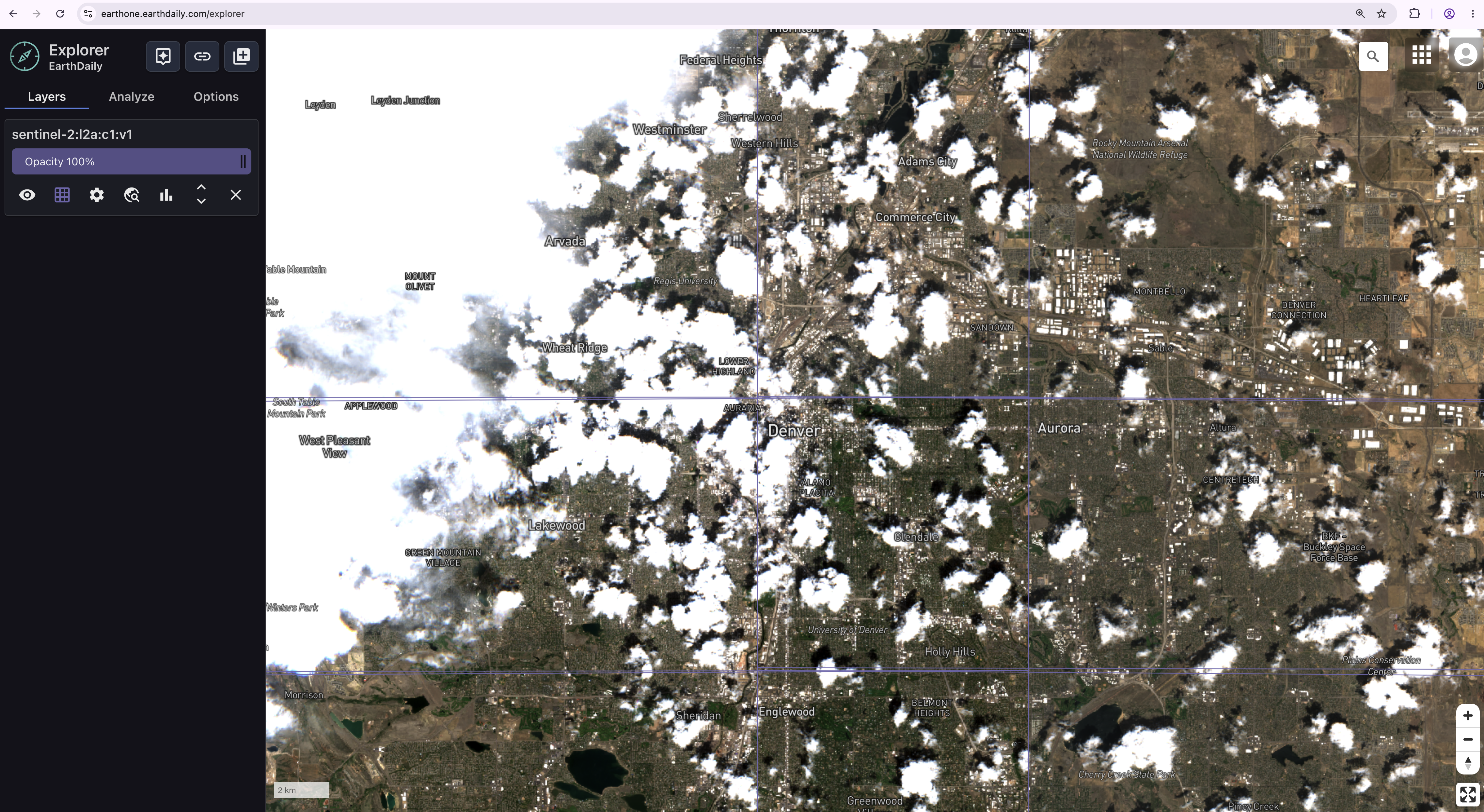 Layer added to map